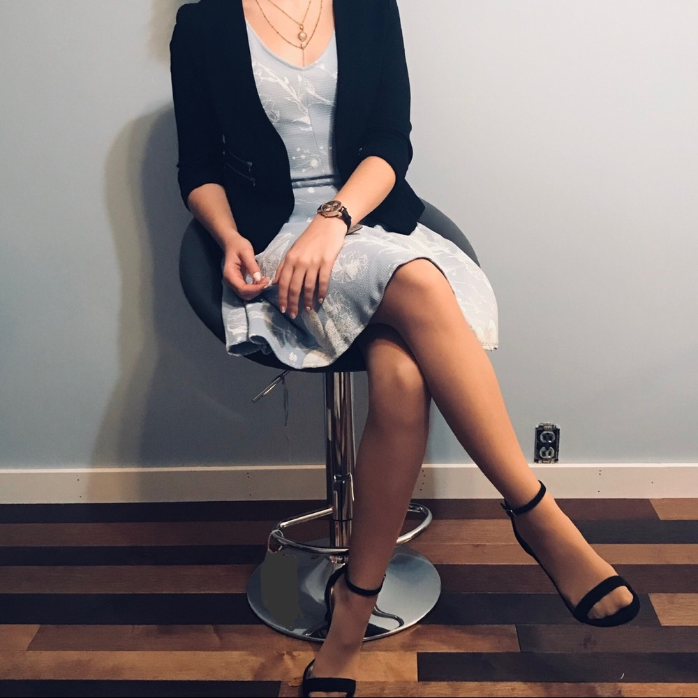 V-neck Skater Dress